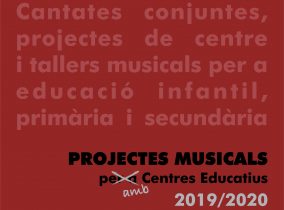 Inscripció oberta als Projectes Educatius 2019/2020
